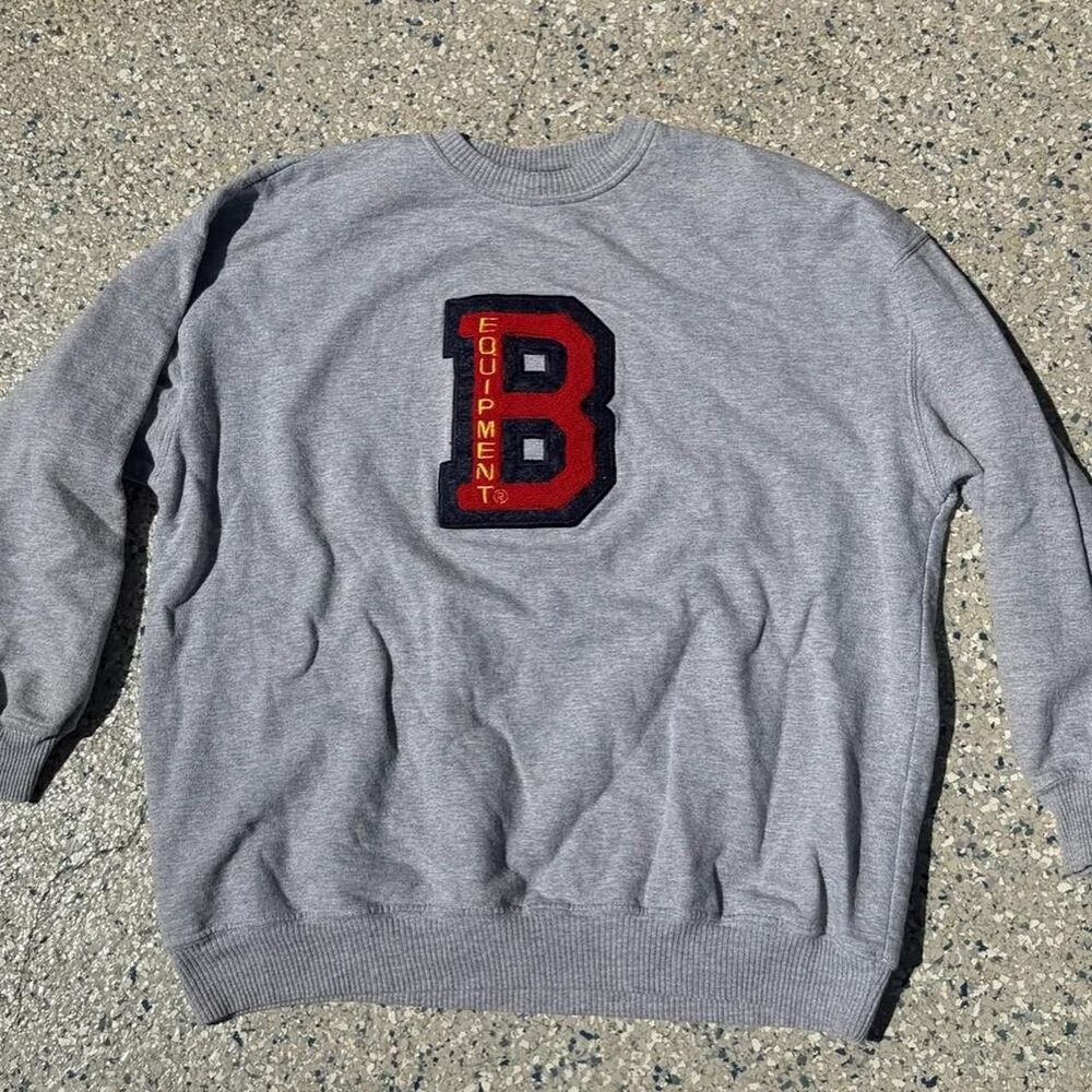 Bum Equipment Women's Grey Crewneck